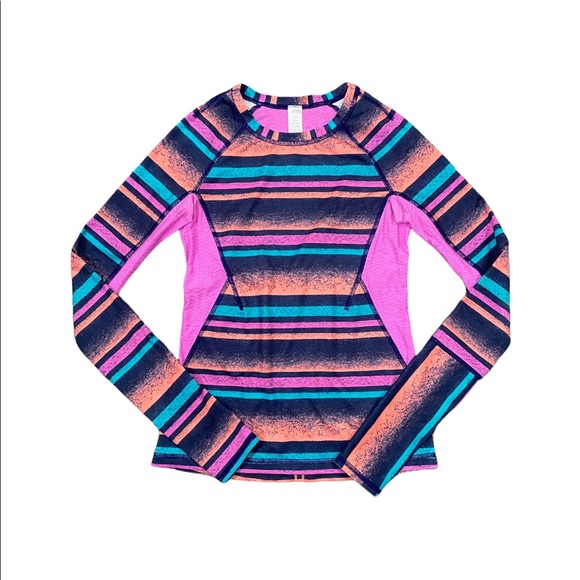 Ivivva Other - IVIVVA Girls Long-Sleeve Striped Top